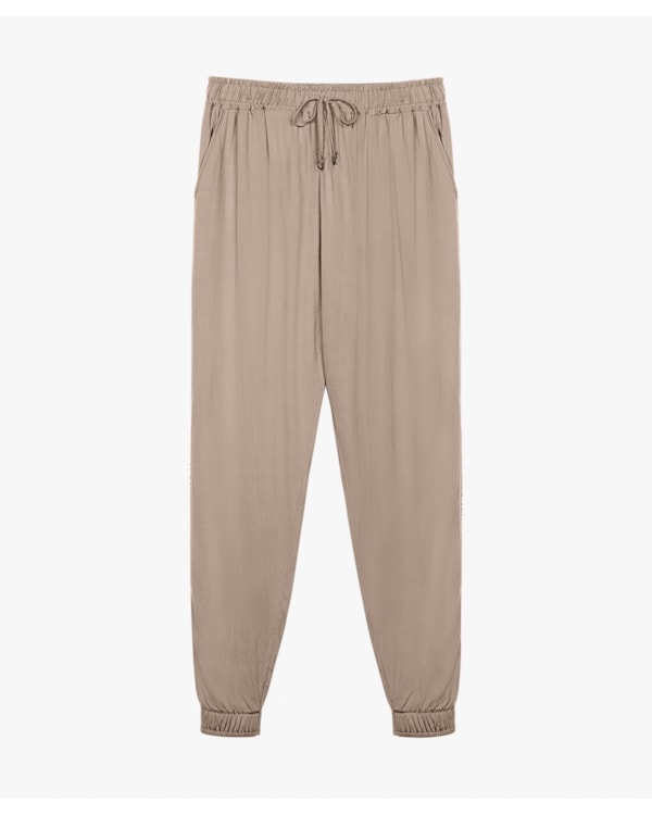 Calça Jogger Feminina com Bolsos - Cereja Rosa - Carvalho