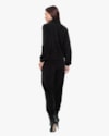 Calça Jogger Feminina em Pelo Aveludado - Cereja Rosa - Preto-319a2d85-db74-490d-8820-4c764fa50d02
