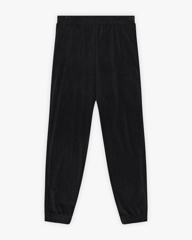 Calça Jogger Feminina em Pelo Aveludado - Cereja Rosa - Preto-a944e466-5ff1-494e-87eb-d67b04909106