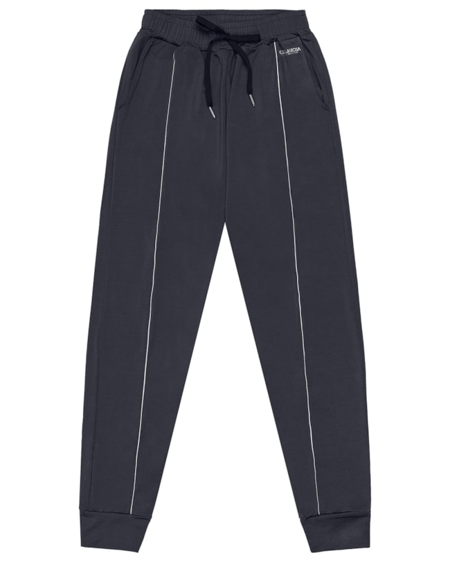 Calça Jogger Fitness com Fita Refletiva Cereja Rosa-818a1003-efbb-43c9-89e2-0c0a81ef221f