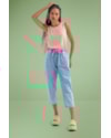 Calça Jogger Jeans Feminina  Cereja Rosa-b4f72253-e7bc-4cd6-a222-6f485713bc29