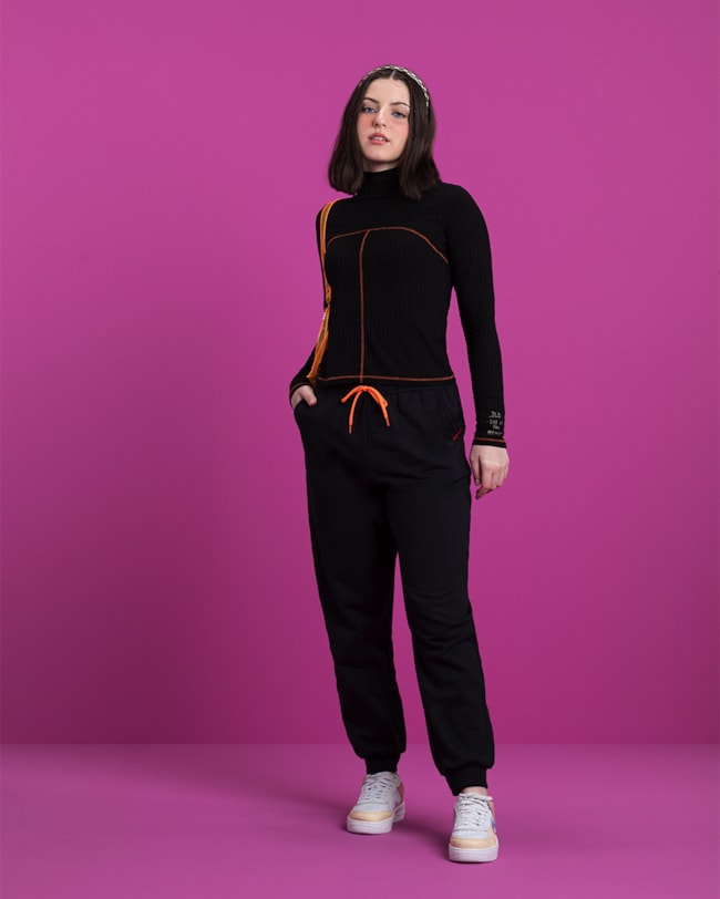Calça Jogger Juvenil Feminina Based Moletom 12.PRETO-995d00bf-aaf2-4539-91f1-c4c165861a2c
