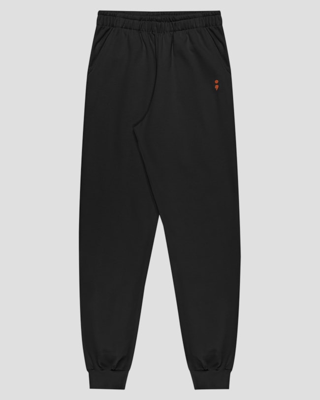 Calça Jogger Juvenil Masculina em Moletom - BaseD - Preto-53ee3aca-f3ff-4551-bd7d-3a0129f20231