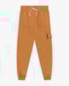 Calça Jogger Juvenil Masculina em Moletom com Bolso Lateral -BaseD - Gengibre-598e64a2-387f-47d0-966f-39658cdce5a5