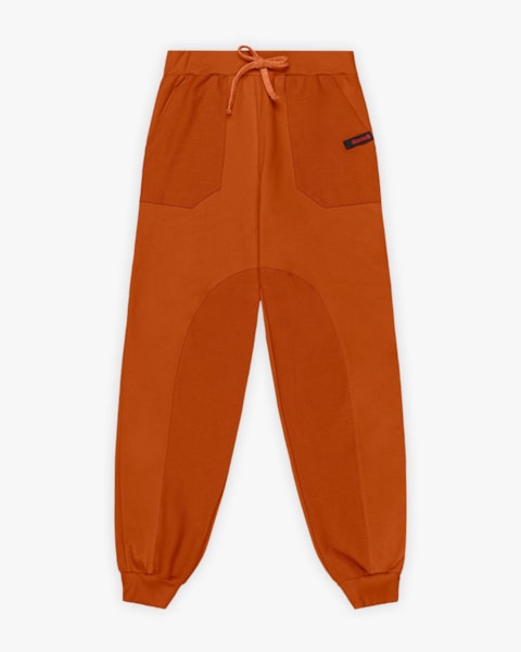 Calça Jogger Masculina Juvenil com Recortes em Moletinho - BaseD - Inca