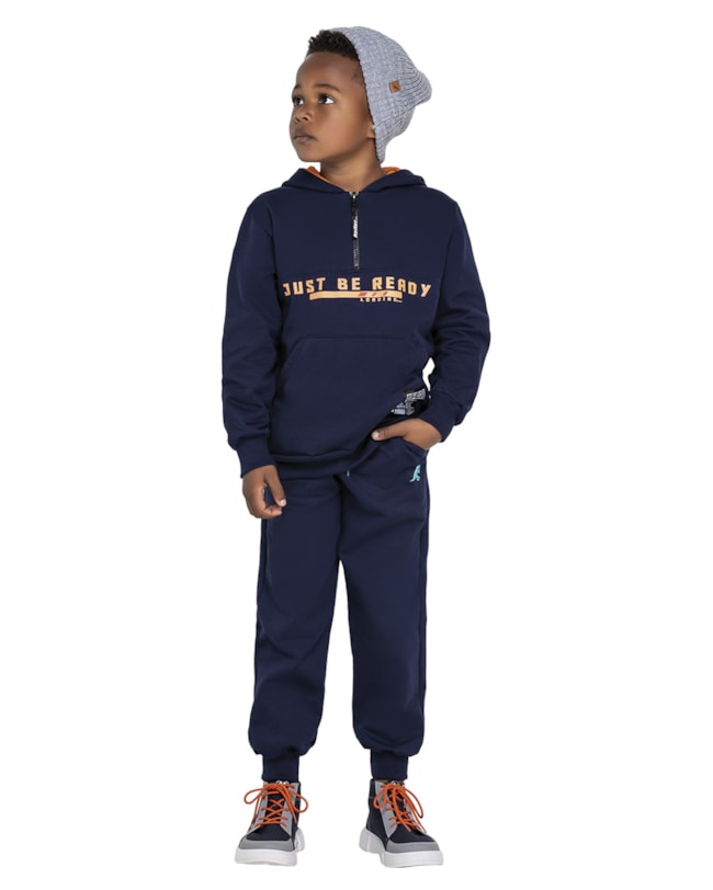 Calça Jogger Menino ReiRex Moletom-8dee037d-5510-4bb6-9bc7-f90f6ab8c599