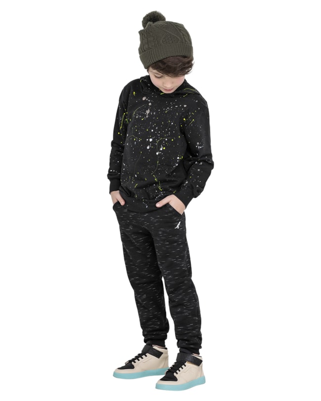 Calça Jogger Menino ReiRex Moletom-e910ba9d-2f47-450e-af2e-a2febcc0f3fc