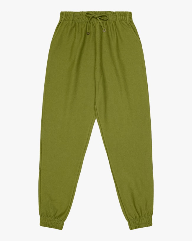 Calça Jogger Plus Size em Moletinho Cereja Rosa-3bcdceae-db8a-4c63-b400-aab90efffeb2