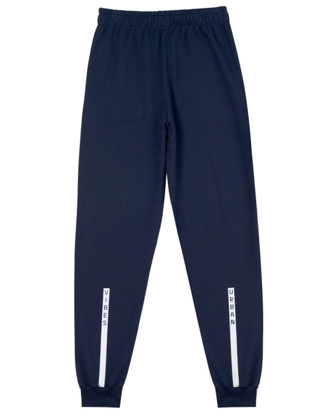 Calça Juvenil Masculina em Moletom com Estampa BaseD - Oxford-06f6c895-a249-4378-9340-a0dd4f97f633