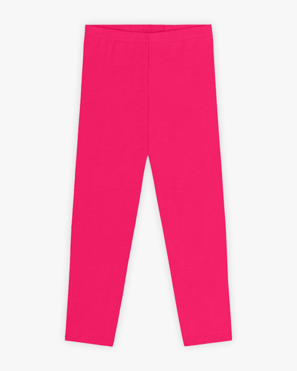 Calça Legging Básica Infantil Menina em Cotton - Kely Kety - Cherry