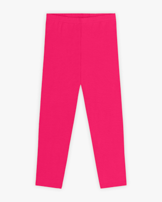 Calça Legging Básica Infantil Menina em Cotton - Kely Kety - Cherry