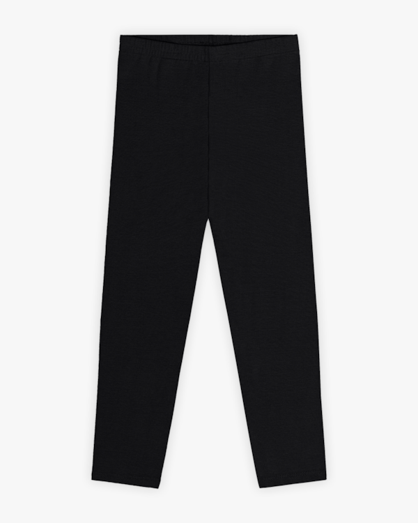 Calça Legging Básica Infantil Menina em Cotton - Kely Kety - Preto