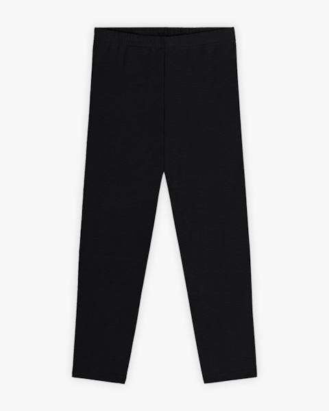 Calça Legging Básica Infantil Menina em Cotton - Kely Kety - Preto