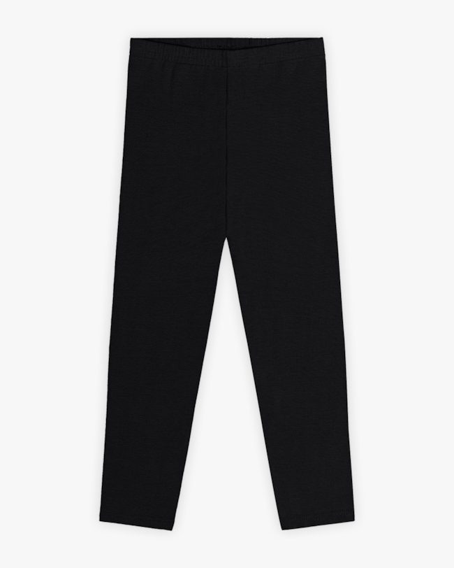Calça Legging Básica Infantil Menina em Cotton - Kely Kety - Preto-fc2d0666-c0fe-4ffc-88da-035bf871b1ea