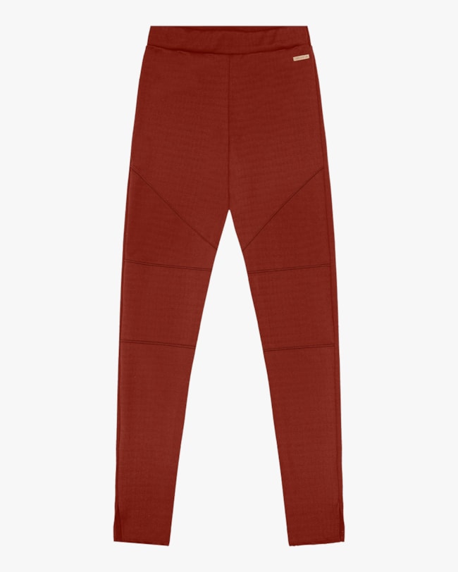 Calça Legging em Malha Montaria Cereja Rosa - Marrom-92ea7205-42e5-4e00-b450-ca46c1d42c85