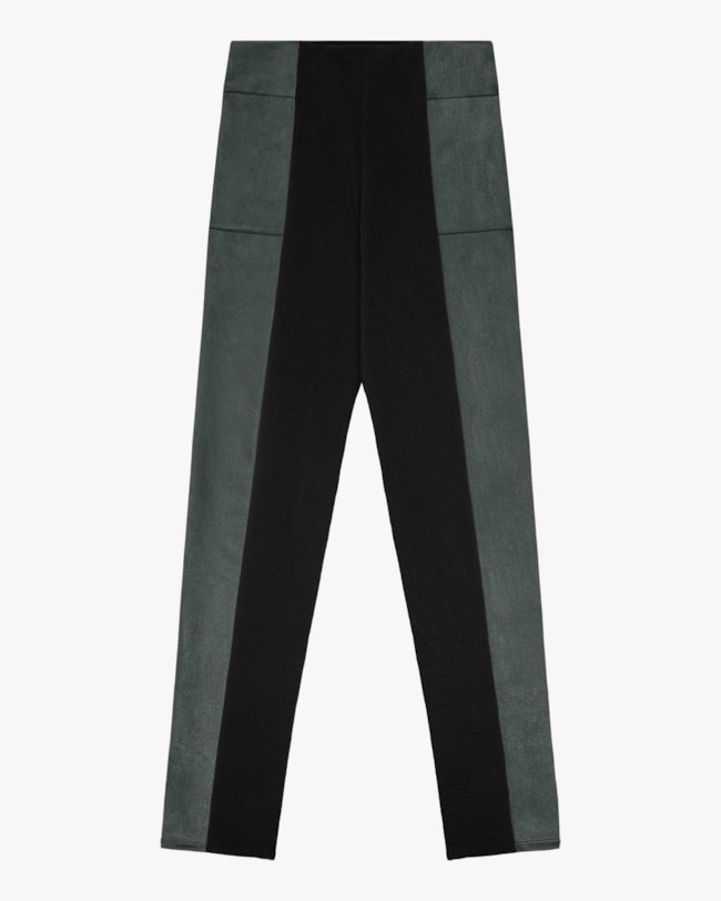 Calça Legging em Malha Montaria Cereja Rosa Preto-605c5673-357e-4217-92bf-73d379a2fac3