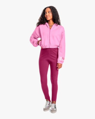Calça Legging Juvenil Feminina com Pezinho em Molecotton - BaseD -Masala