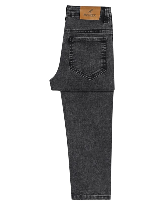 Calça Menino ReiRex Jeans - BLACK-3417a4a5-fb36-4c21-abe9-b7c4bd7b1e18
