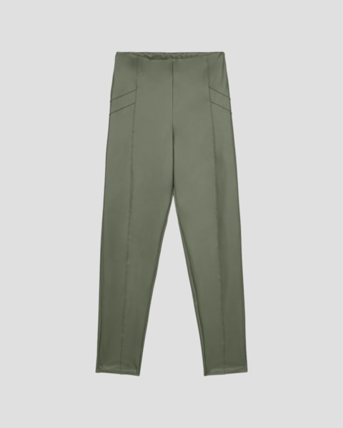 Calça Montaria Plus Size em Neocouro - Cereja Rosa - Verde