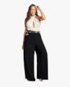 Calça Pantalona com Bolsos Cereja Rosa-ef013049-59b1-4dca-a777-024b41255555