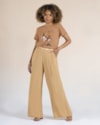 Calça Pantalona em Viscose com Pregas- Cereja Rosa - Trufa G-0b498596-2d42-4a7f-9e46-363588b041a2