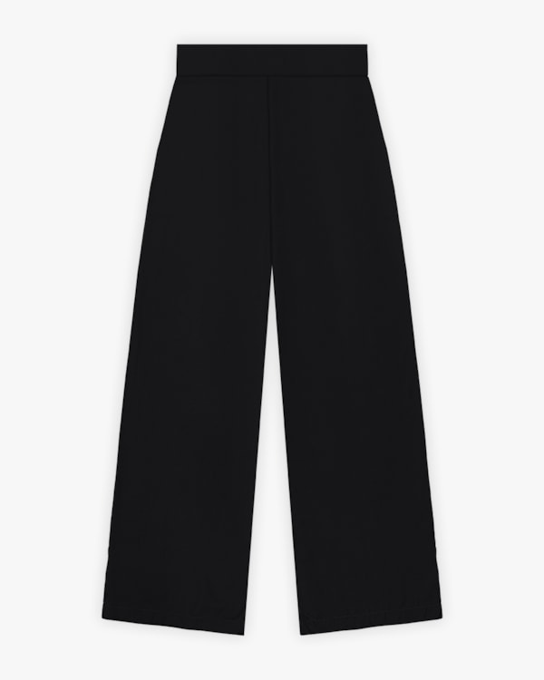 Calça Pantalona Feminina com Bolsos - Cereja Rosa reto