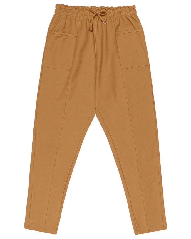 Calça Plus Size Moletinho Sarjado Cereja Rosa-3dffe67f-5459-46b8-9f2a-7a200b08d0f3