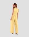 Calça Reta Feminina em Viscose Linho com Bolso - Cereja Rosa - Manteiga-6e13d55d-fe63-47d3-ac37-eb6b16527887