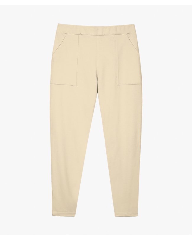 Calça Reta Feminina Plus Size em Moletinho - Cereja Rosa - Tapioca-48ad1ac7-dfb8-4147-b067-451ac76d72a6