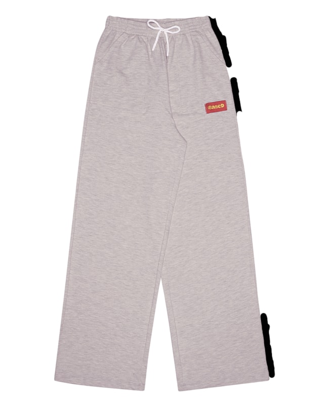 Calça Wide Leg em Moletinho Based-0941c6d6-a2d8-4058-a7b4-64c6d57f844f