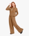 Calça Wide Leg em Moletinho Gengibre Cereja Rosa-0c4128c6-8a05-42cb-8e22-b576a7f4e874