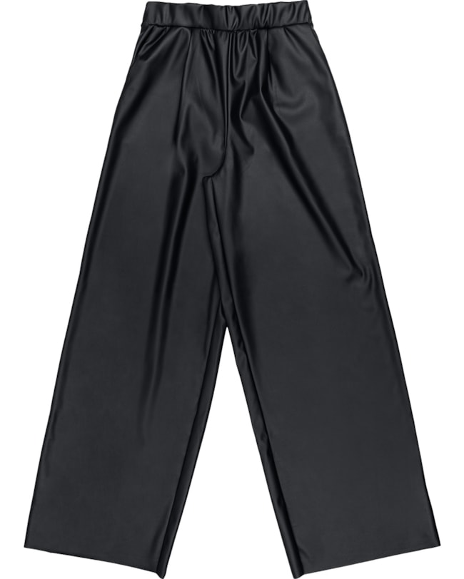 Calça Wide Leg Feminina Cereja Rosa Couro Sintético-8bd5d6f7-b818-45d6-9c58-c220e9850735