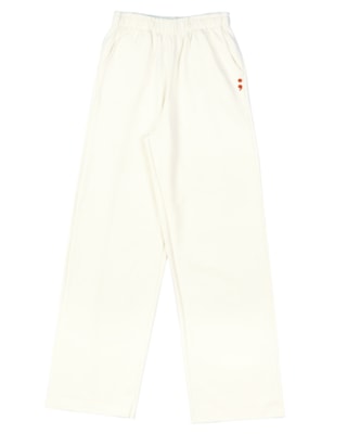 Calça Wide Leg Juvenil em Moletom BaseD - Natural