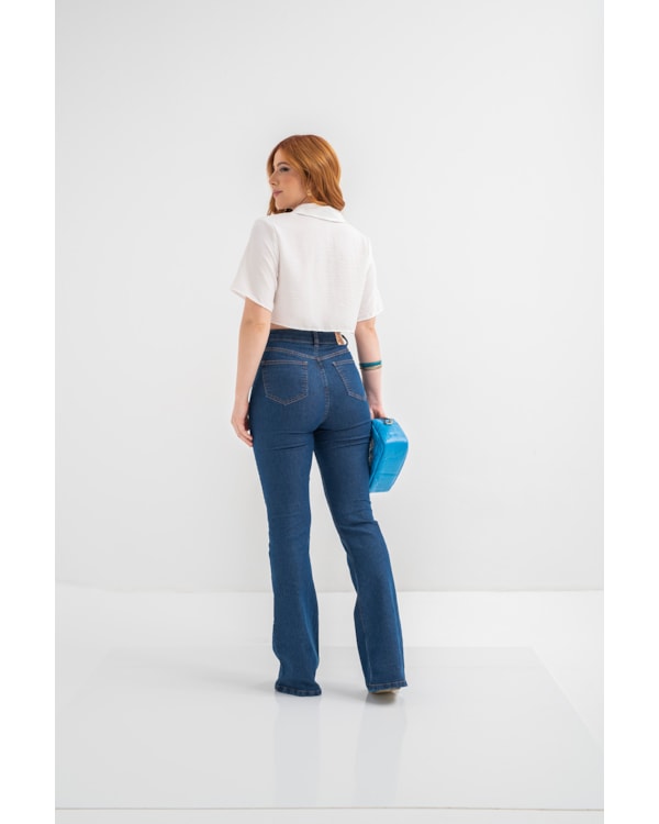 Camisa Cropped de Tecido Cereja Rosa