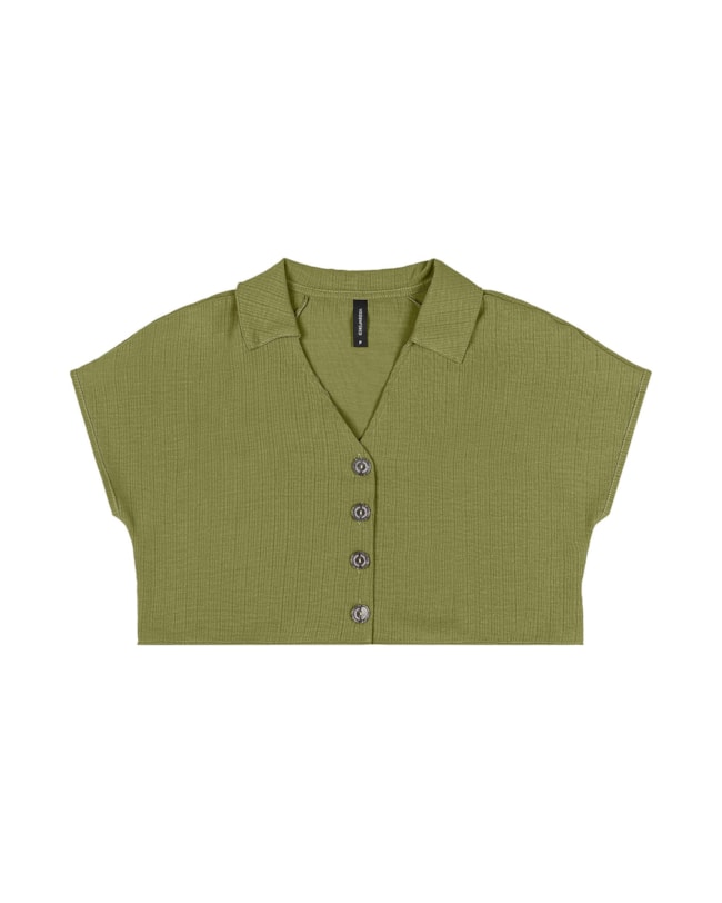 Camisa Cropped de Tecido Crepe Cereja Rosa-c6d494e2-86ef-4a44-b051-fa649a74120a