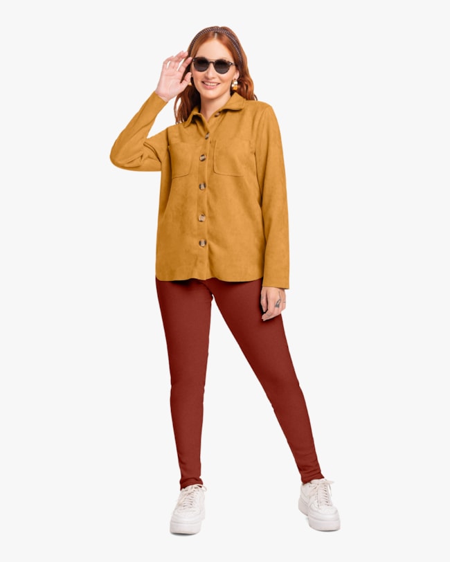 Camisa Feminina Aveludado Cereja Rosa Camel-d7c6238a-35ec-4ef8-8eb4-373aa91b2617