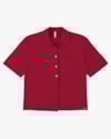Camisa Feminina Manga Curta em Viscose - Cereja Rosa - Vermelho P-b6383c18-ebec-4106-bd72-3c40c6642367