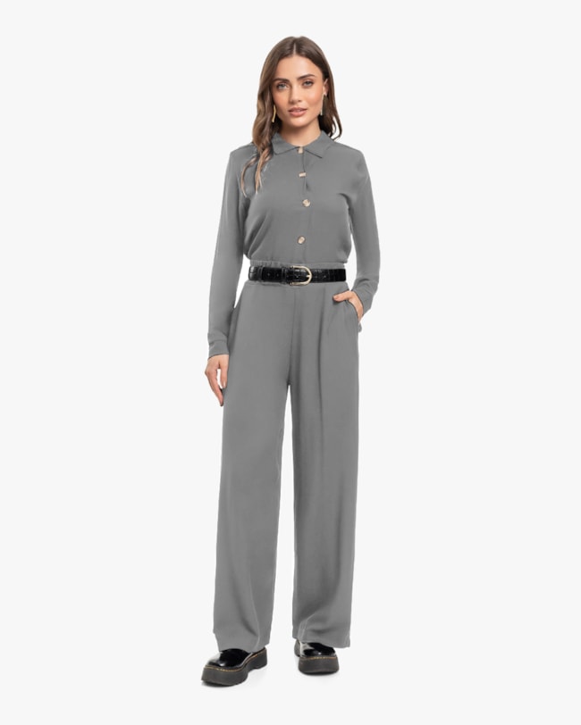 Camisa Feminina Manga Longa em Viscose - Cereja Rosa - Silver-5a073a54-666f-43c9-85fa-4c2f3485b6c2