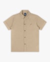 Camisa Infantil Masculino em Viscose Linho - ReiRex - Caqui-49fe20d1-8889-470e-9610-244429e16524