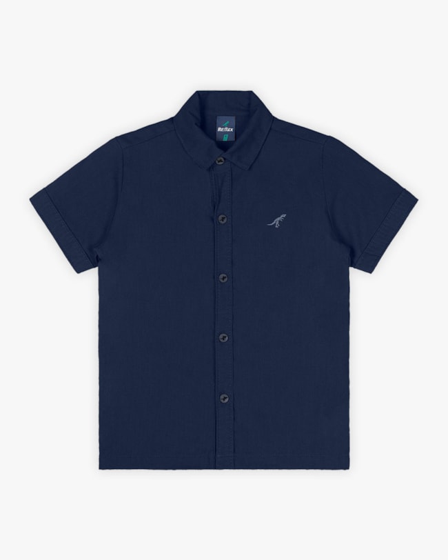 Camisa Infantil Masculino em Viscose Linho - ReiRex - Noturno-723c9da2-54c8-4cfb-a392-3c04b15fac88