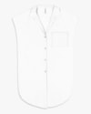 Camisa Long Feminina Plus Size em Viscose Linho - Cereja Rosa - Branco-512c3e59-d29f-44f1-8797-db0815adb4ae