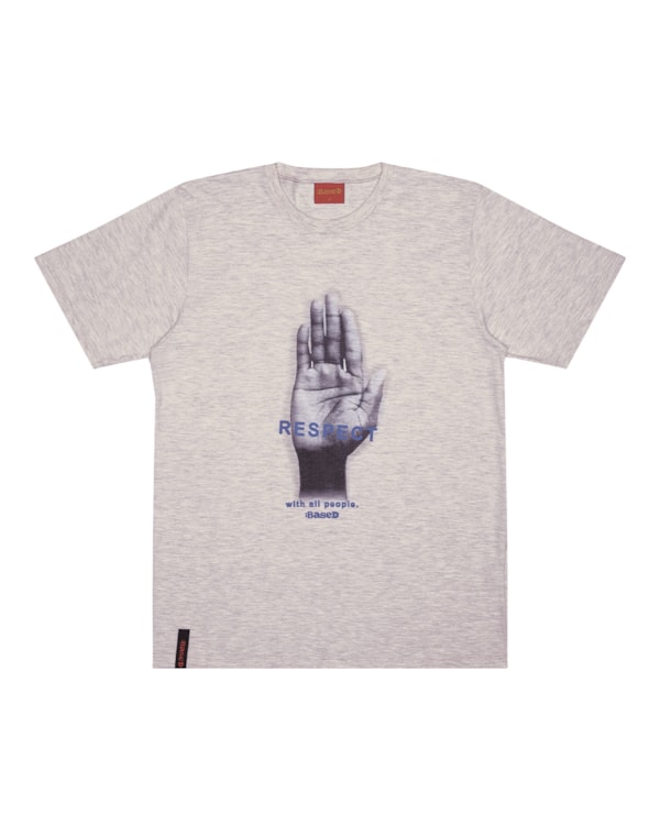 Camisa Masculina com Estampa em Meia Malha Based