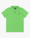 Camisa Polo Básica Infantil Menino em Meia Malha - ReiRex - Pistache-00a4d197-9cbd-428b-a3b0-eee5d9f6b3fc