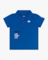 Camisa Polo Infantil Masculina com Estampa Viagem - ReiRex - Azul-f5fa82e6-3cc7-4100-a9b7-b43ad479f7e0