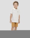 Camisa Polo Infantil Menino em Malha Listrada ReiRex Branco-1623374d-cf63-46ea-9a0a-65b60d9ce3a2