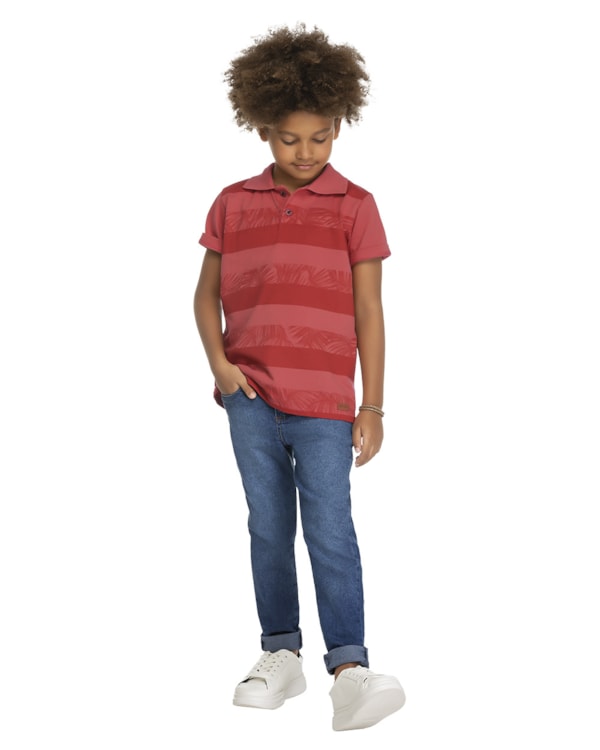 Camisa Polo Infantil ReiRex