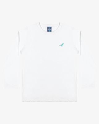 Camiseta Básica Infantil em Meia Malha ReiRex Branco