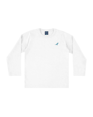 Camiseta Básica Infantil em Meia Malha ReiRex Branco