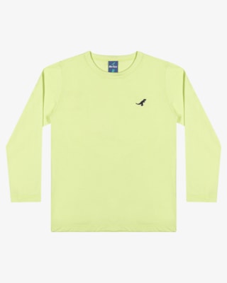 Camiseta Básica Infantil em Meia Malha ReiRex Verde
