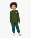 Camiseta Básica Infantil Menino com Manga Longa - ReiRex - Militar-c7d12582-6258-4d52-9236-ab9e2470acbb